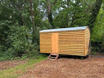 Exterior of the hut