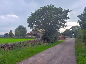 Townhead lane leading to croft house camping