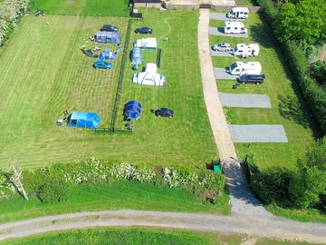 Aerial view of the site