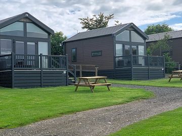 External view of the hill top lodges