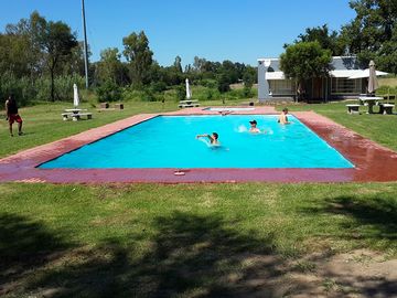 One of three swimming pools