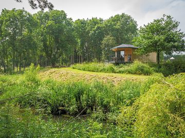 Cabin with a view of the River Perry