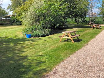 Picnic tables