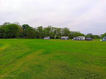 Caravans on the pitches