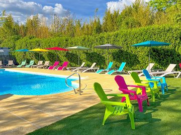piscine chauffée du 1er mai au 14 septembre 2025