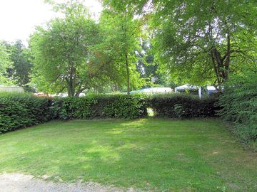 Pitches shaded by trees
