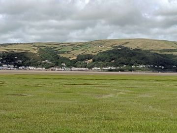 Looking across the campsite
