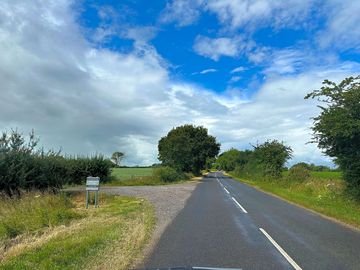 Entrance from oving road