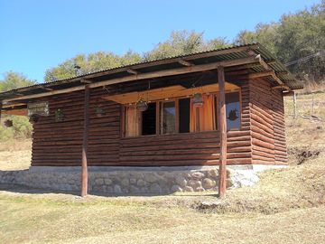 Outside the cottage