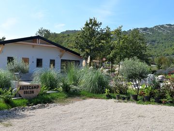 Entrance to the resort