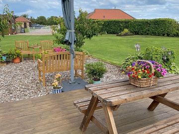 Communal decking area