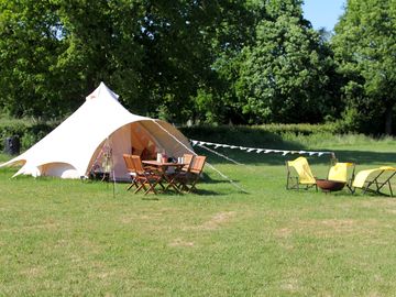 One of our lovely Star Bell Tents