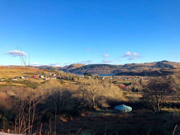 Taken from behind the yurt