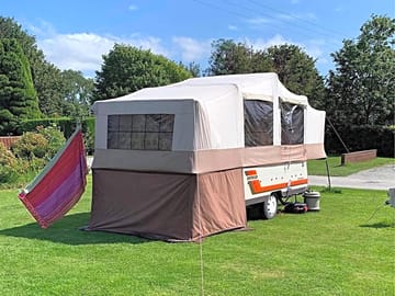 Trailer Tent - Electric Grass Pitch.