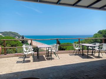 Terraza del bar.