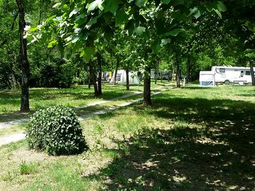 Sunny and shaded spots