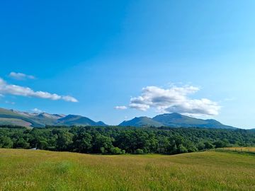 Grey Corries view from the campsite