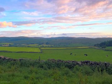 View from the camping pitches