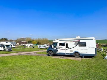 Electric gravel and grass pitches