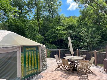 Yurt and decking