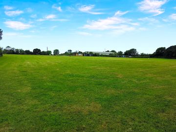View of the camping field