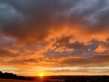 Sunset at tower view farm