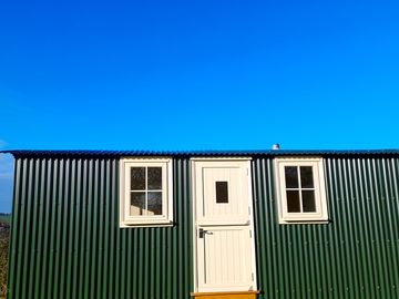 Front view of Shepherds hut