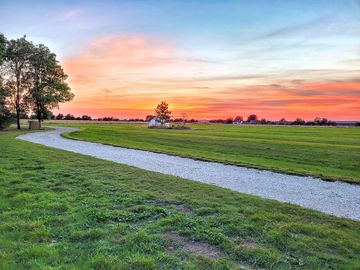 Visitor image of the view across the field