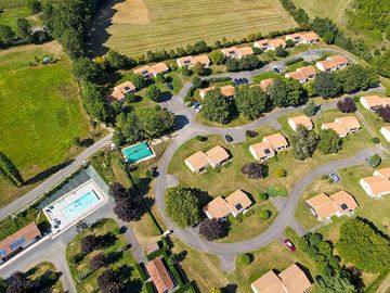 Aerial view of the site