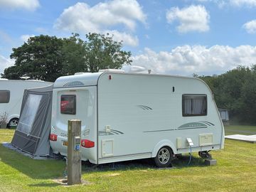 Fully Serviced grass pitch for tourers and campervans