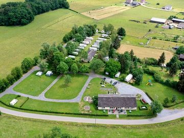 Aerial view of the site