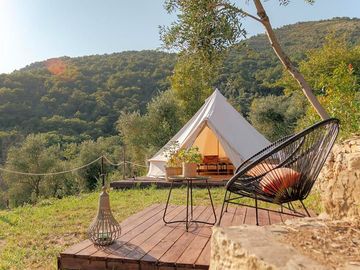 Seating next to the tipi