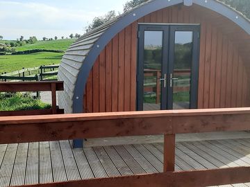 Heron camping pod exterior