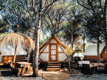 Tamaral bell tent pitches