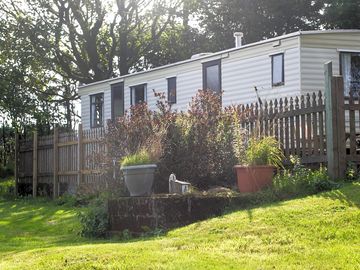 Static caravan exterior