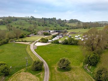 Aerial view of the site