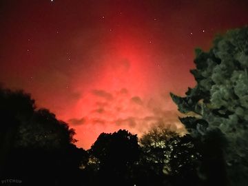 Another northern lights display over our fields