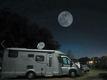 Serviced motorhome pitch