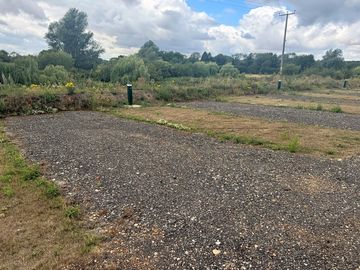 Hardstanding and grass pitches