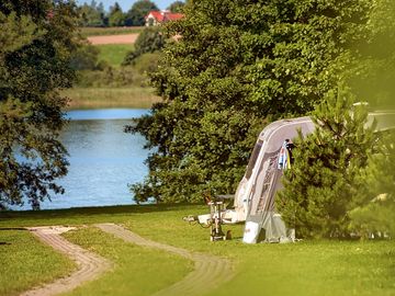 Premium pitch with lake view