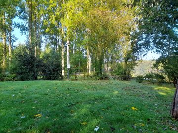 Shaded grass pitches