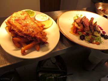 From the menu