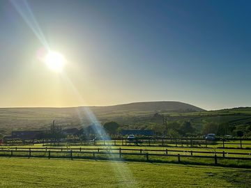 Evening views from pitch