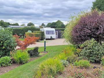 Some of the lovely flower and plant beds