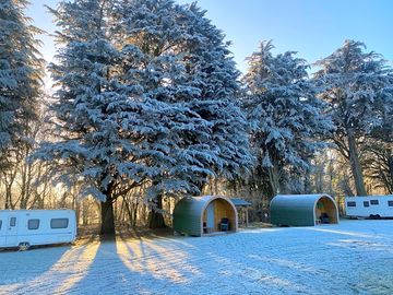 Winter at orchard leaze