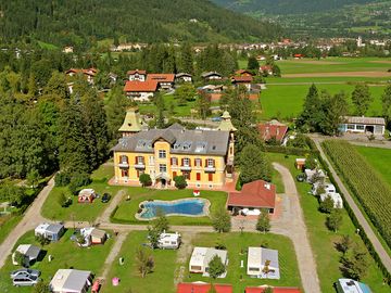 Aerial view of the site