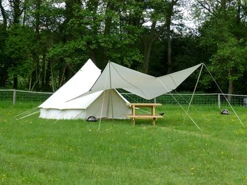 Bell tent exterior