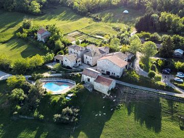 Aerial view of the site