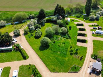Aerial view of the site