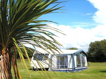 Grass Pitch for Single-Axle Touring Caravans